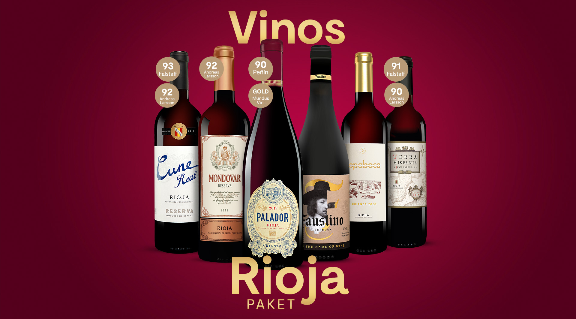 Vinos Rioja Paket - Schätze aus der Rioja zum Kennenlernpreis