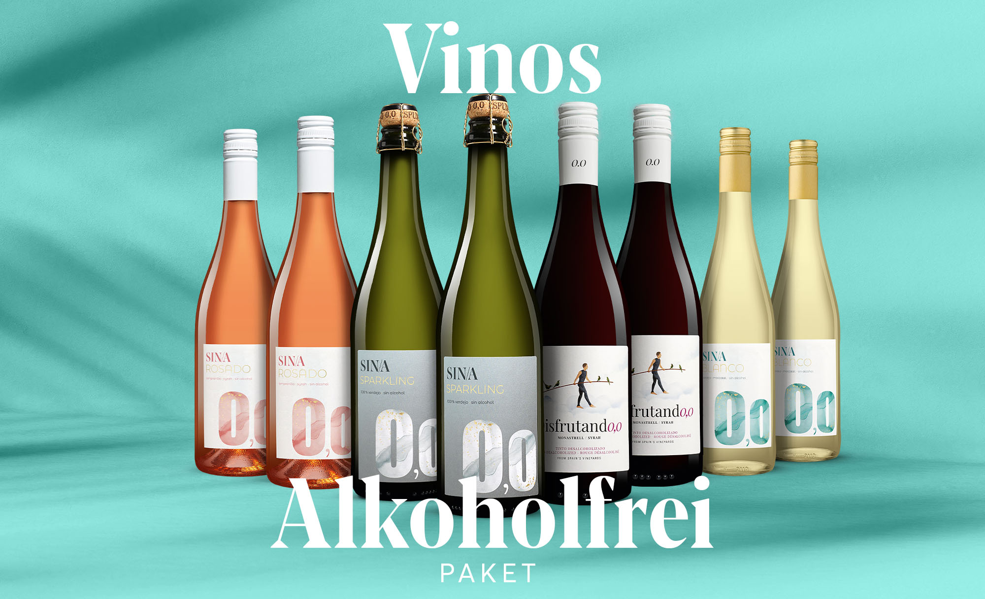 Alkoholfreie Weine Paket - 0% Alkohol, 100% Genuss!