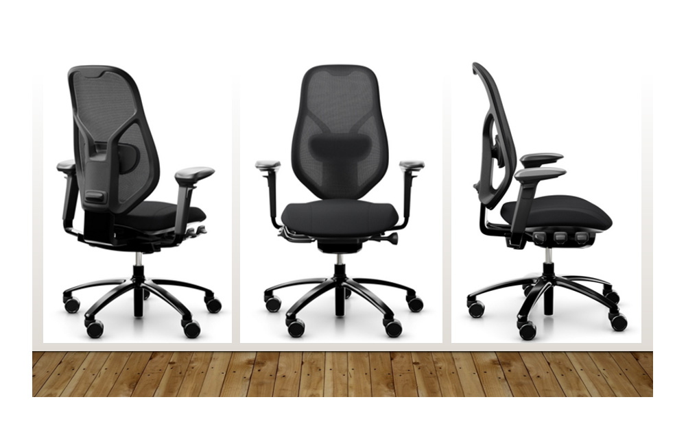 Muckenthaler`s ergonomischer Bürostuhl RH Mereo Mesh schwarz