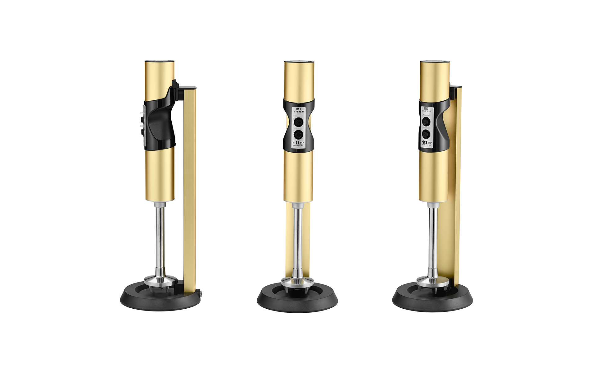 Kabelloser Design-Stabmixer stilo 7 Plus Farbe Gold von ritterwerk - Made in Germany