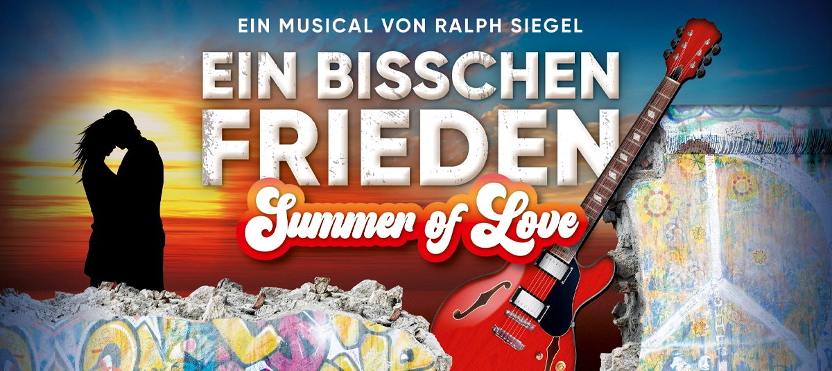 2 Tickets für EIN BISSCHEN FRIEDEN – Summer of Love - PK1 - 7.6.2023 - 19:30 Uhr - Festspielhaus Füssen