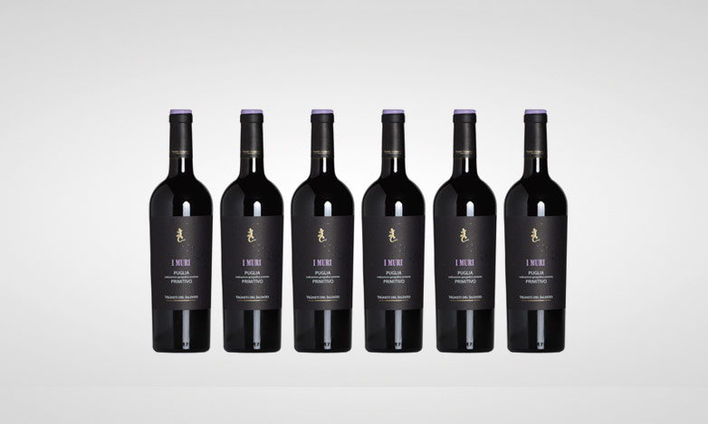 6 Flaschen Vigneti del Salento I Muri Primitivo Puglia IGP 2020