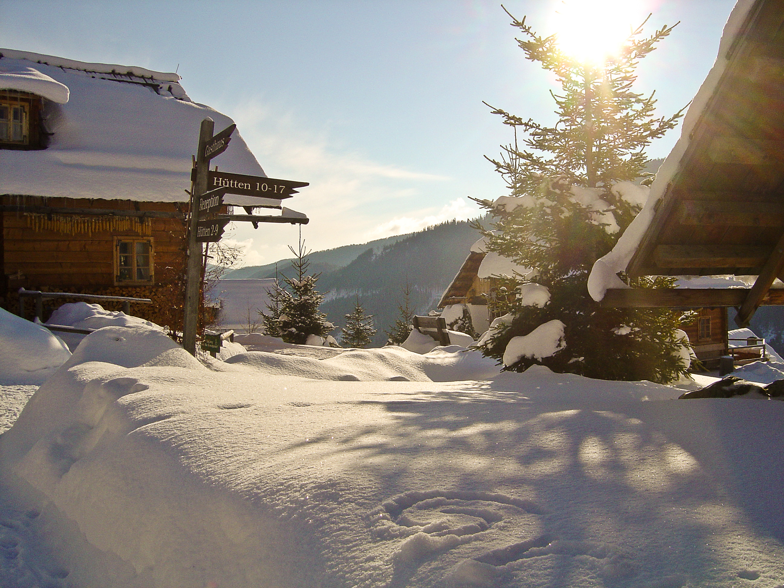 2 Nächte im Almhütten-Chalet für 4 Personen inklusive Hüttenwirtfrühstück