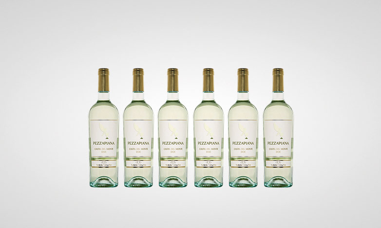 6 Flaschen Torrevento Pezzapiana Castel del Monte Bianco DOC 2022