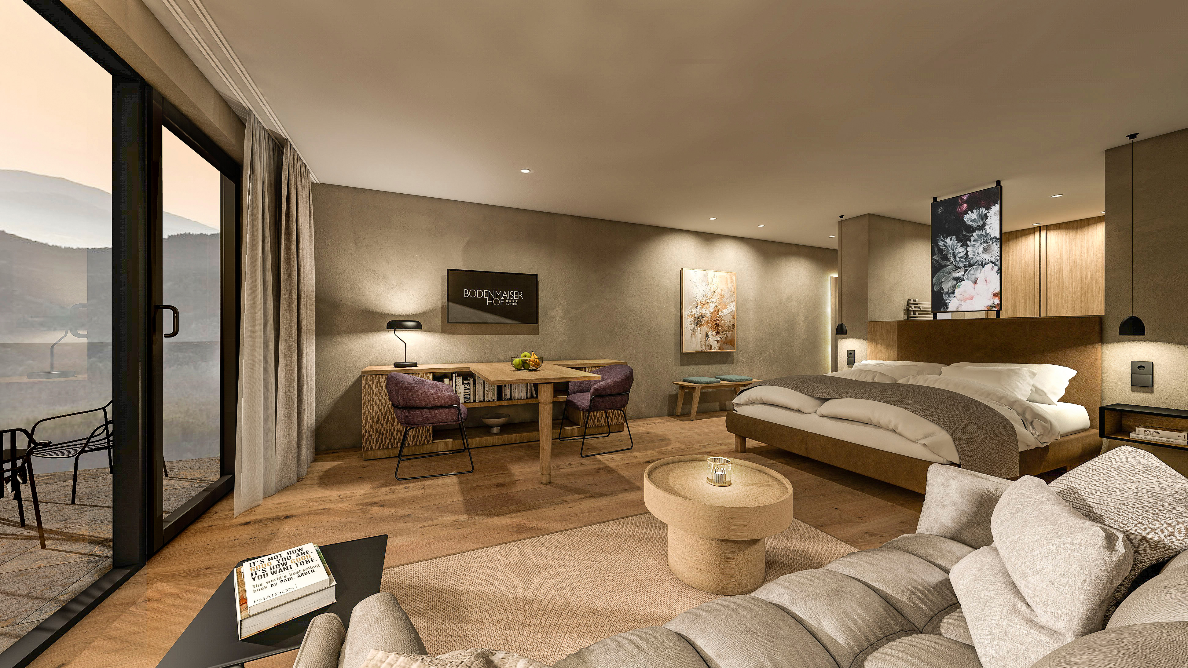 4 Nächte GlücksZeit in der Juniorsuite Garten.Blick - Next Level für 2 Personen im Bodenmaiser Hof