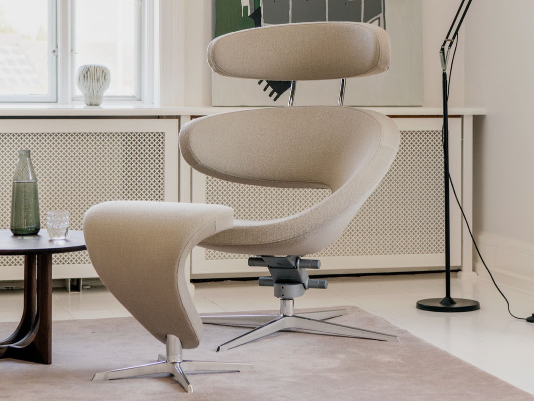 Muckenthaler`s Ergonomischer Entspannungssessel Peel mit Hocker