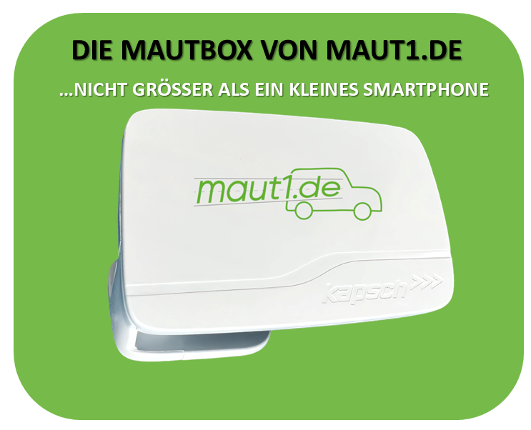 Mautbox für PKW und Fahrzeuge bis 3 Meter Höhe