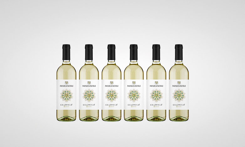 6 Flaschen Cantina Marsadri Grappolo Bianco