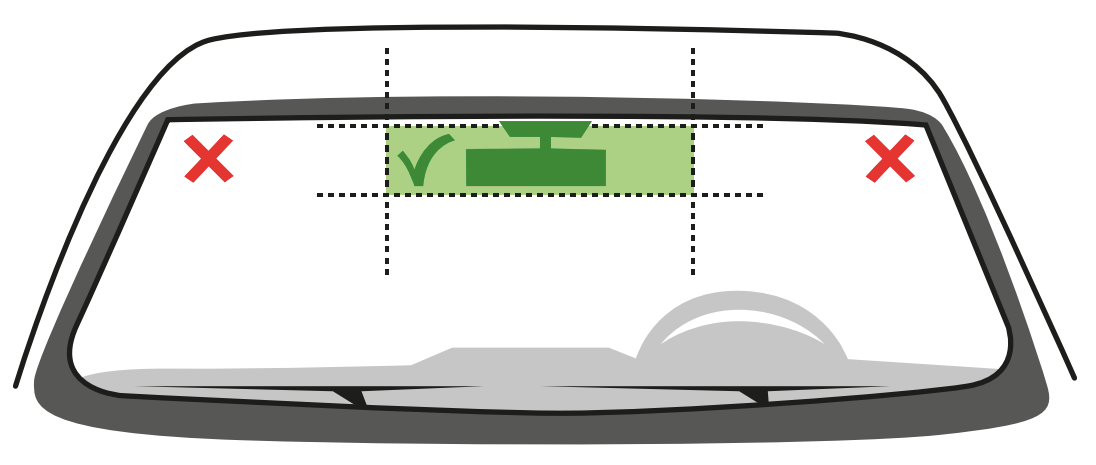 Mautbox für PKW und Fahrzeuge bis 3 Meter Höhe