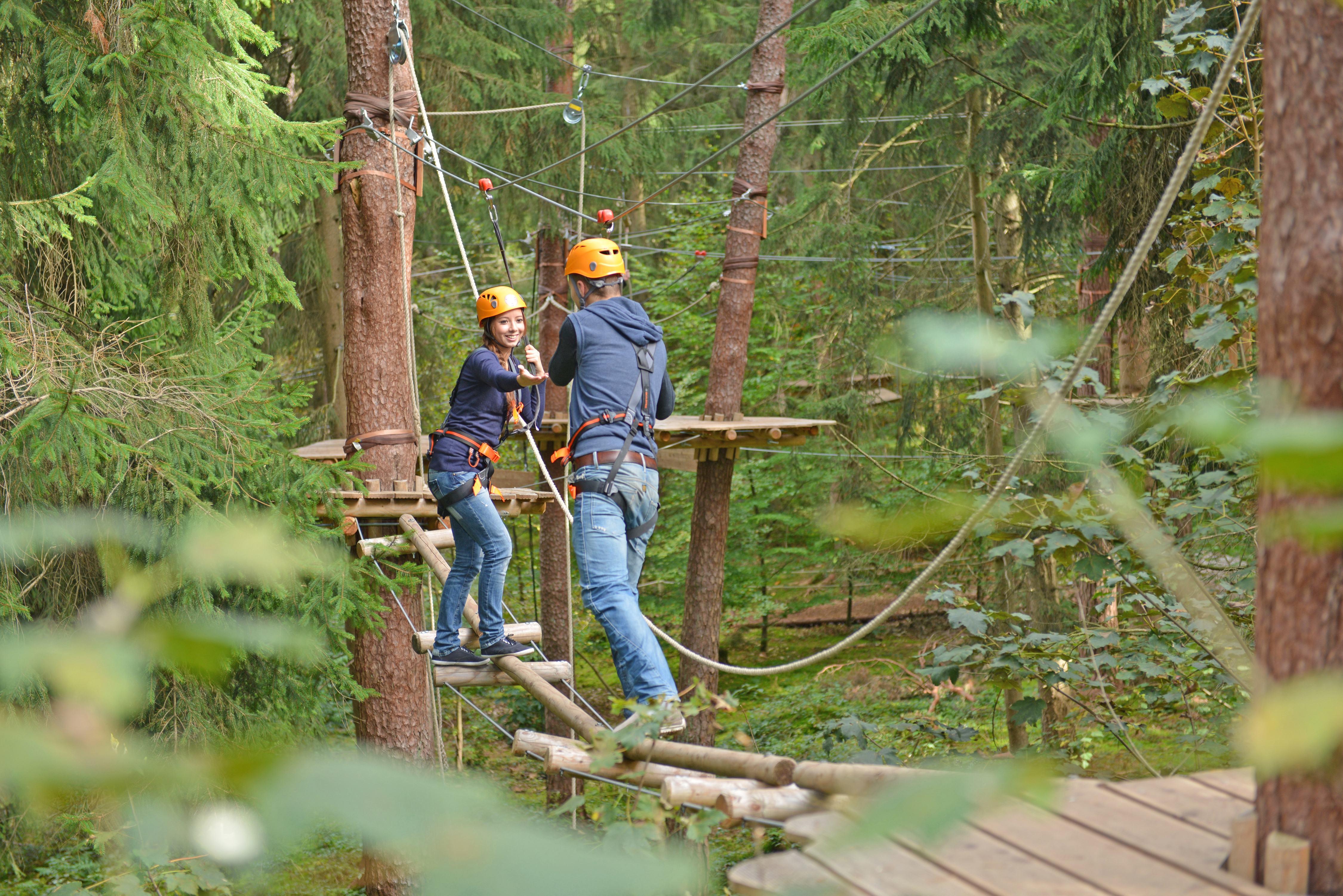 Gutschein für 2 Personen für den Münchner Wald Kletterwald Vaterstetten