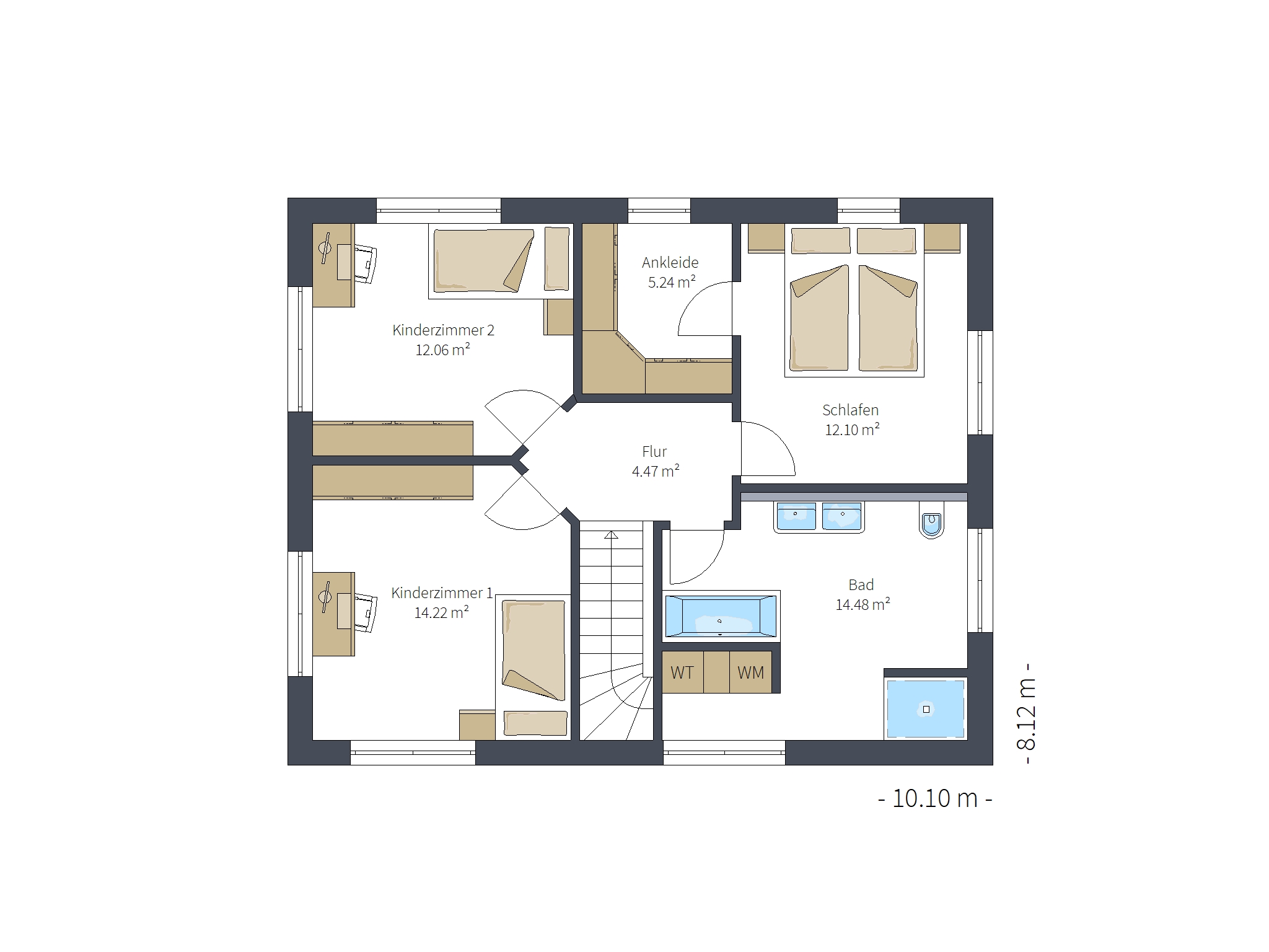 130 qm schlüsselfertiges Null-Energie-Familienhaus