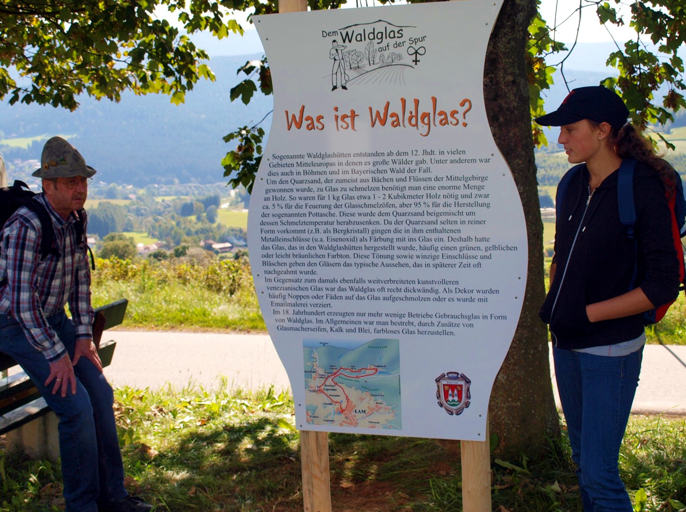 Wandern ohne Gepäck auf dem Gläsernen Steig für zwei Personen