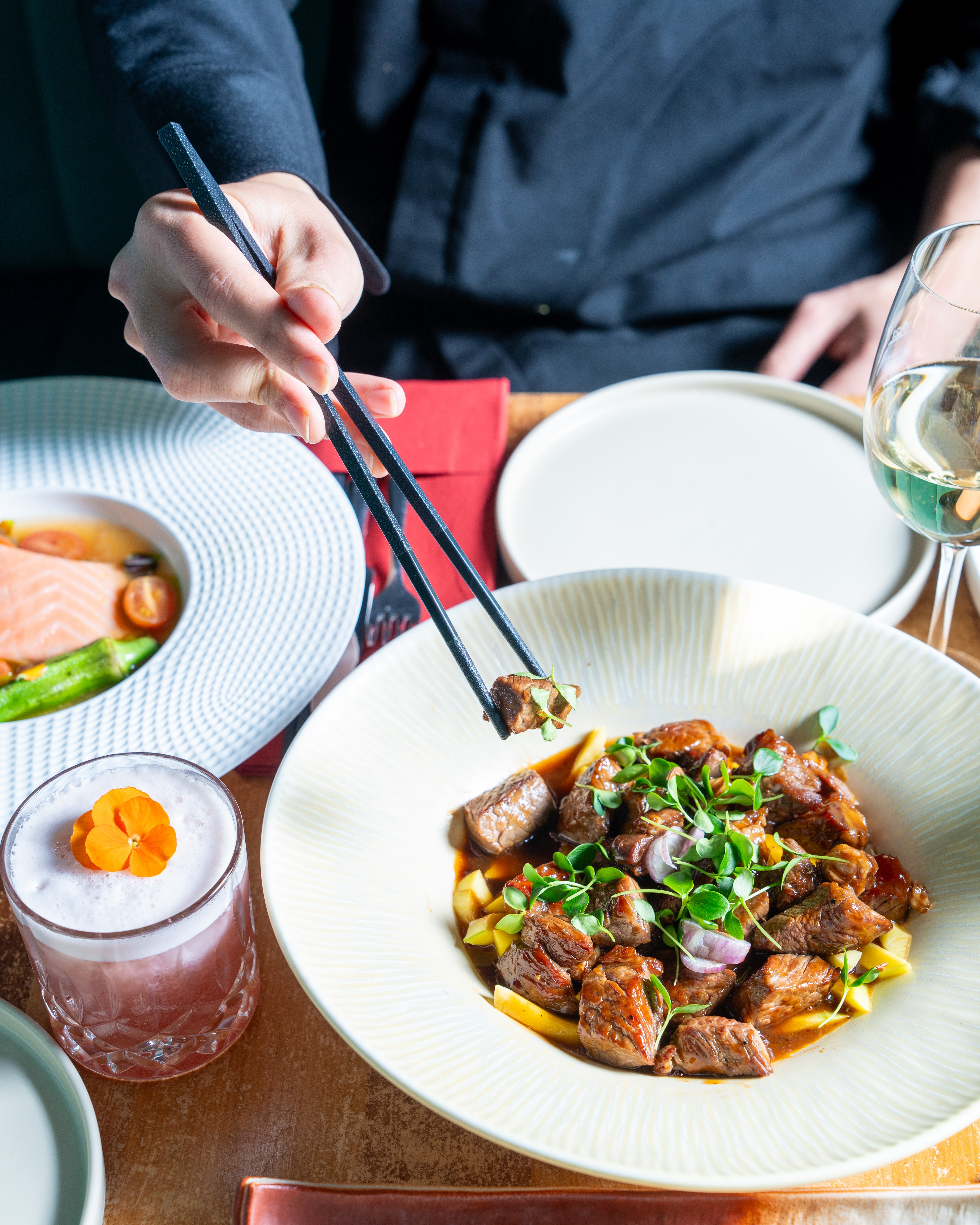 Silvestermenü im Wert von 99 Euro im Restaurant Wa