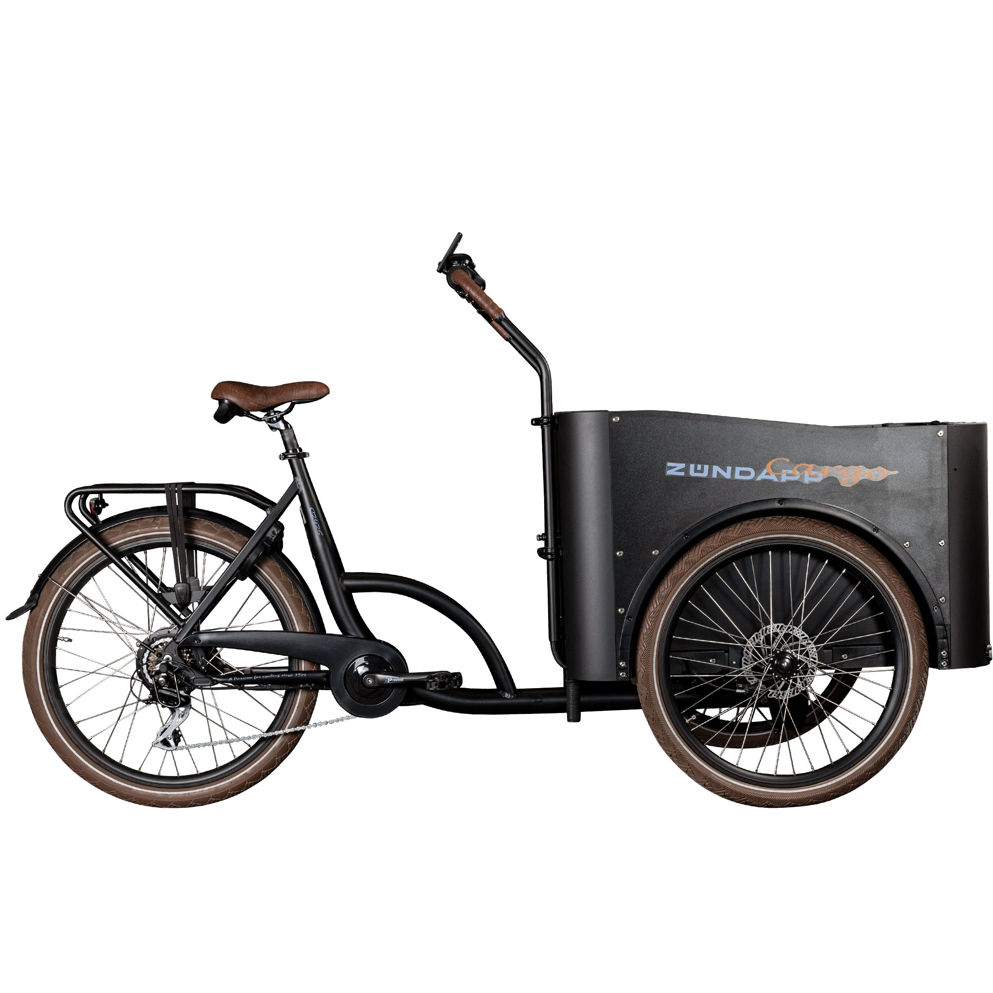 Zündapp Lastenrad C2426, 7 Gang,  576Wh Akku mit Hinterradnabenmotor und hydraulischen Scheibenbremsen