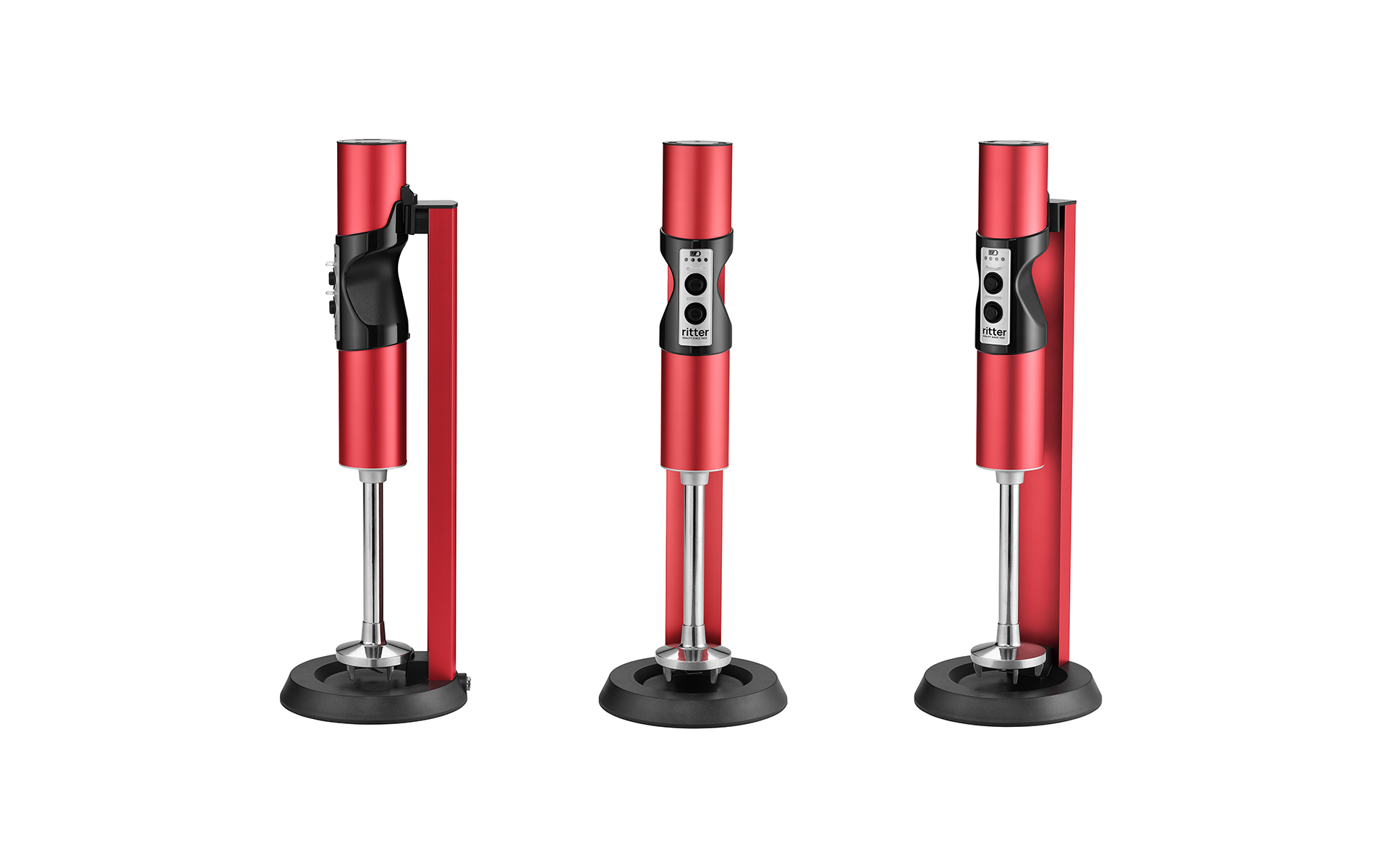 Kabelloser Design-Stabmixer stilo 7 Plus Farbe Rot von ritterwerk - Made in Germany