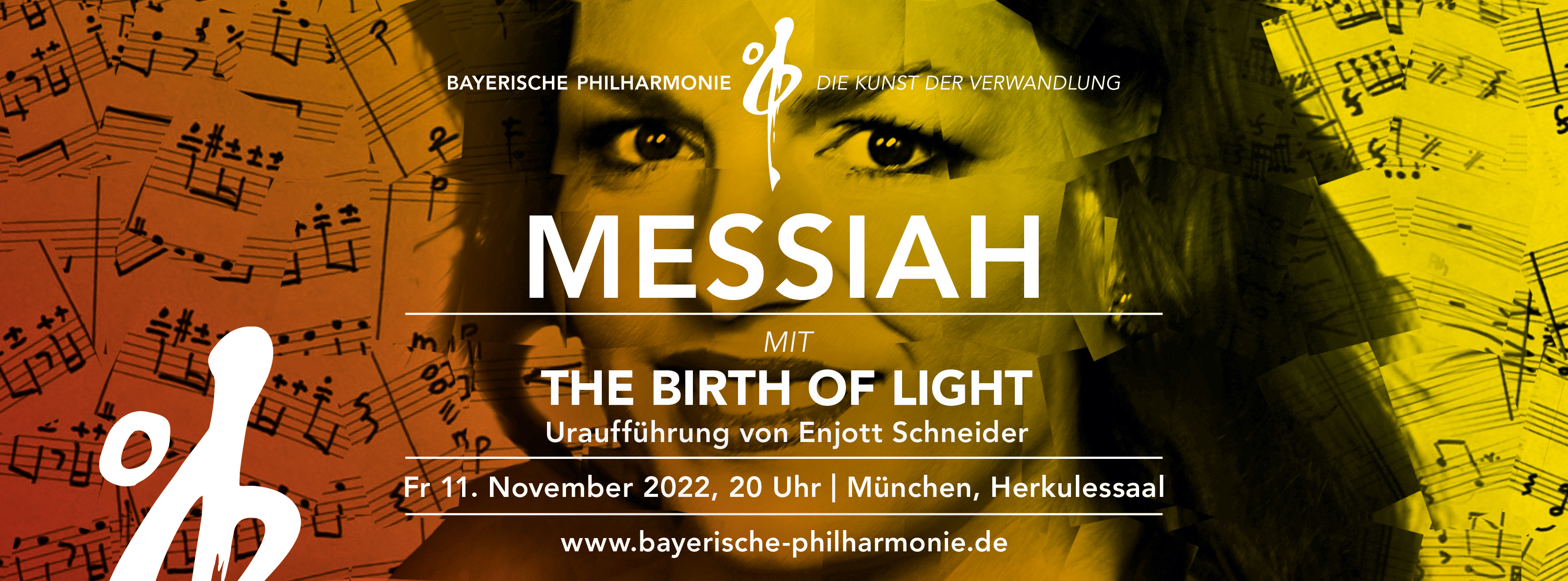 2 Karten für MESSIAH & THE BIRTH OF LIGHT, 11.11.2022, 20 Uhr, Herkulessaal