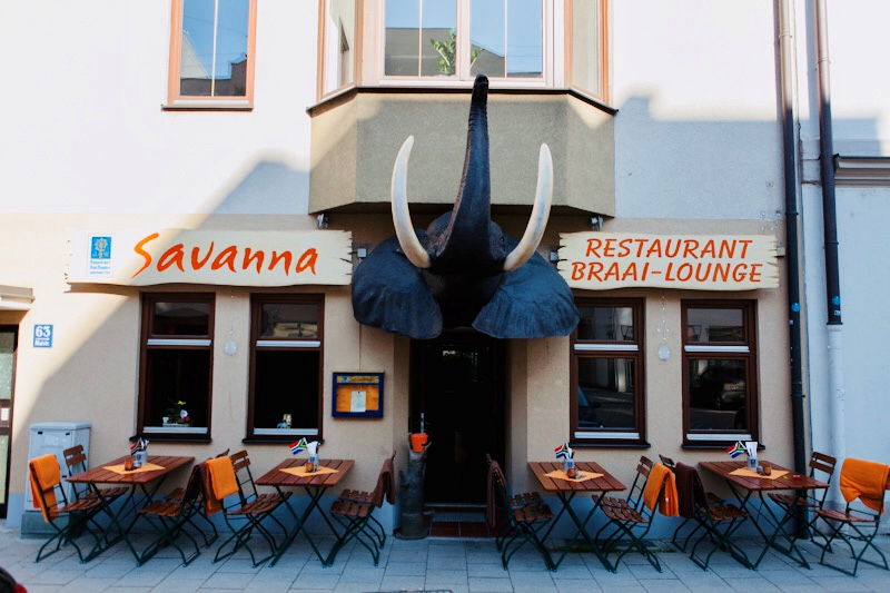50-Euro-Gutschein für das Savanna Restaurant in München