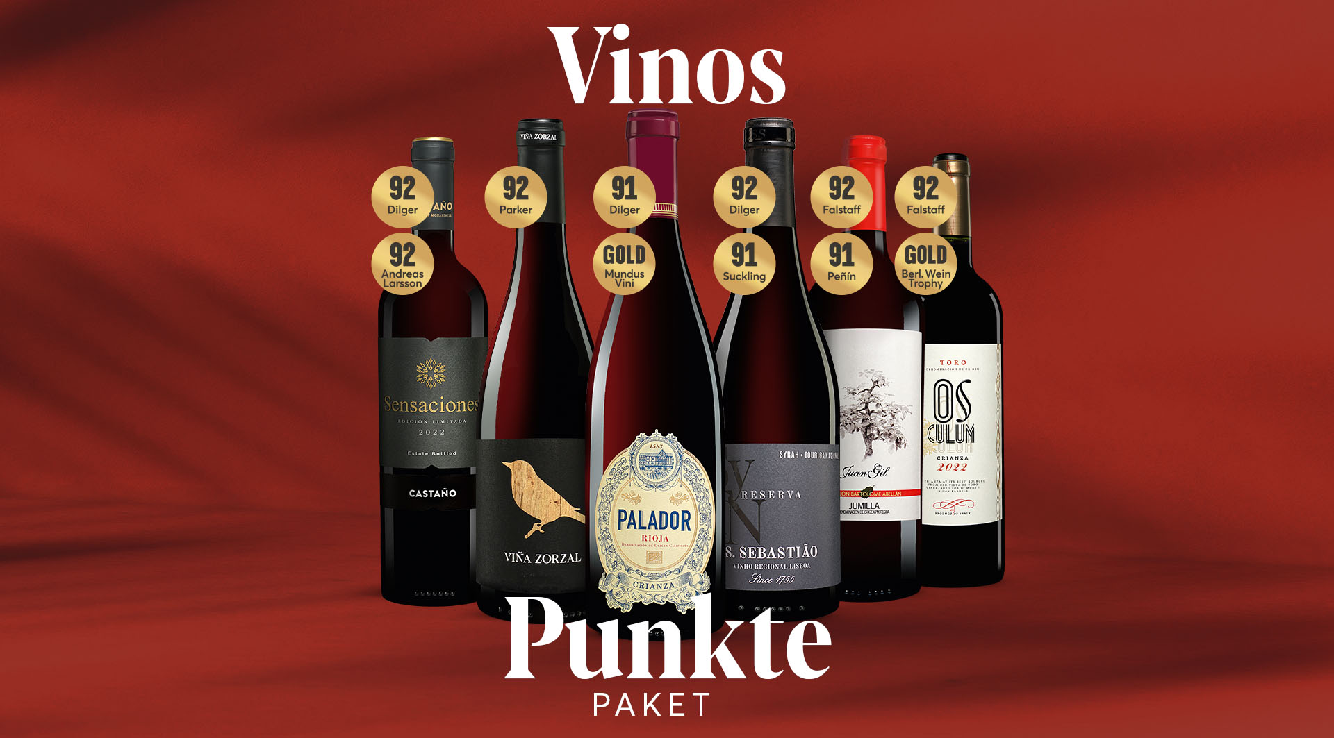 Vinos Premium Paket (6x1 Rotweine)