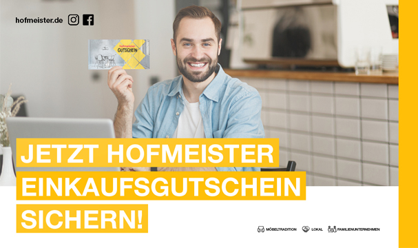 Hofmeister Einkaufsgutschein im Warenwert von 1000 Euro