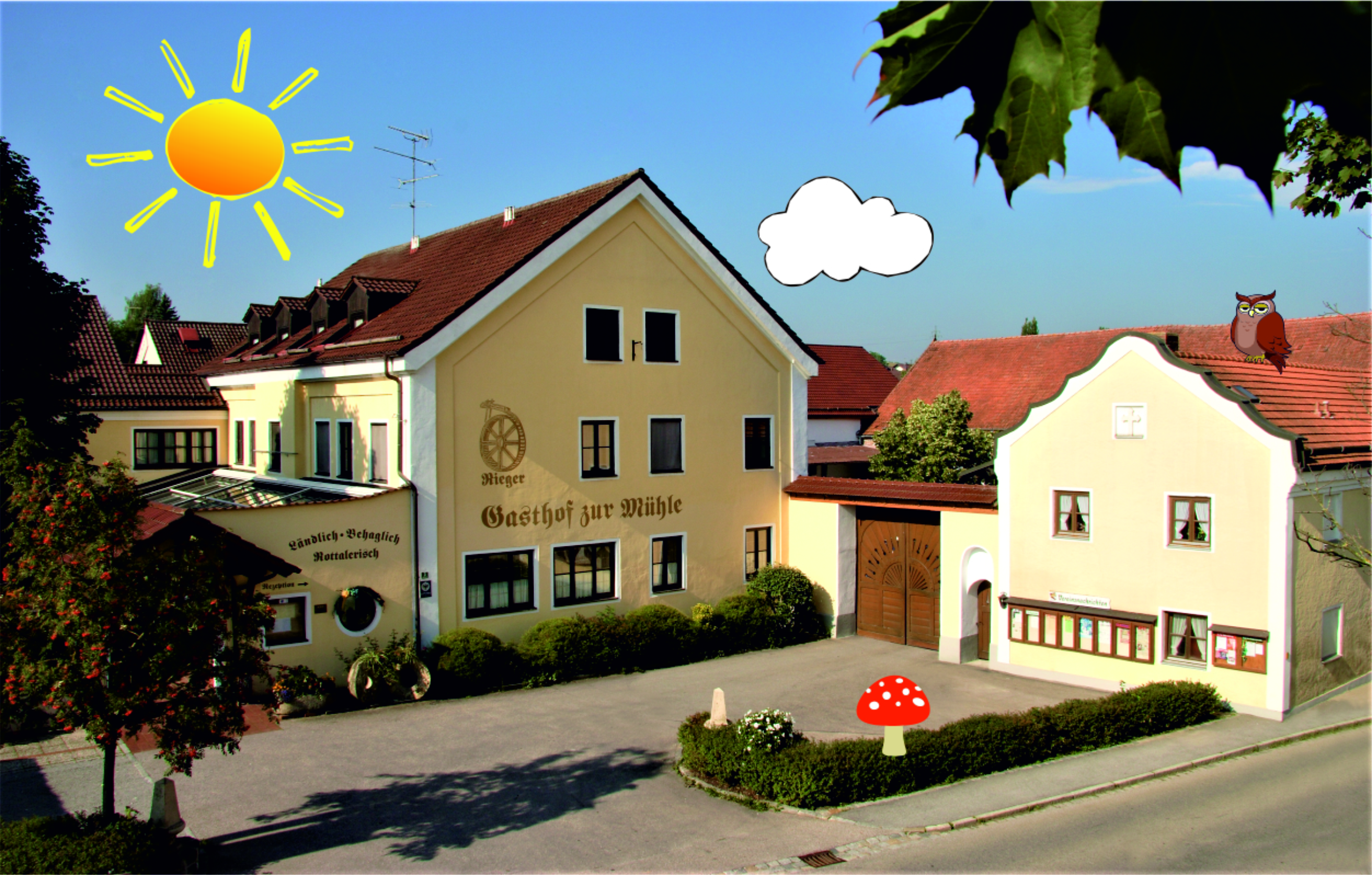 500-Euro-Gutschein für einen Aufenthalt im Gasthof zur Mühle