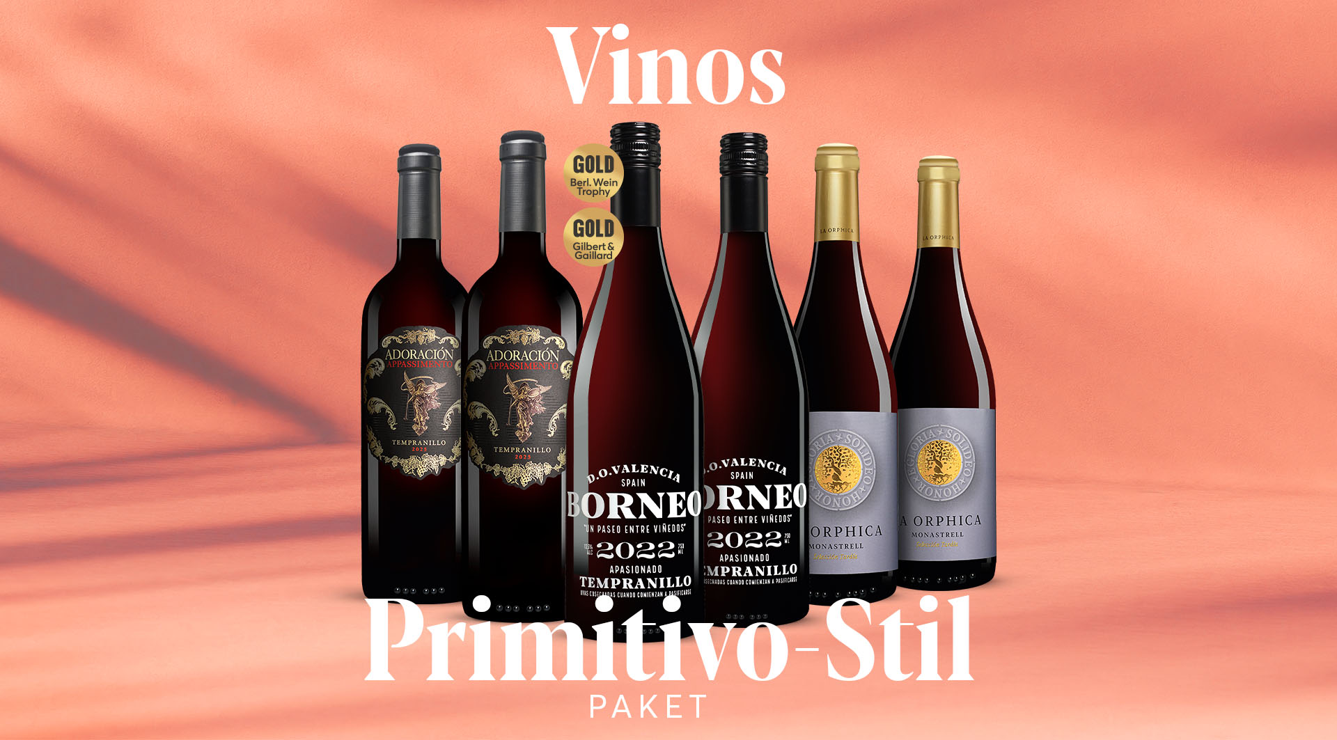 Vinos Primitivo-Stil Paket - für besondere Genussmomente