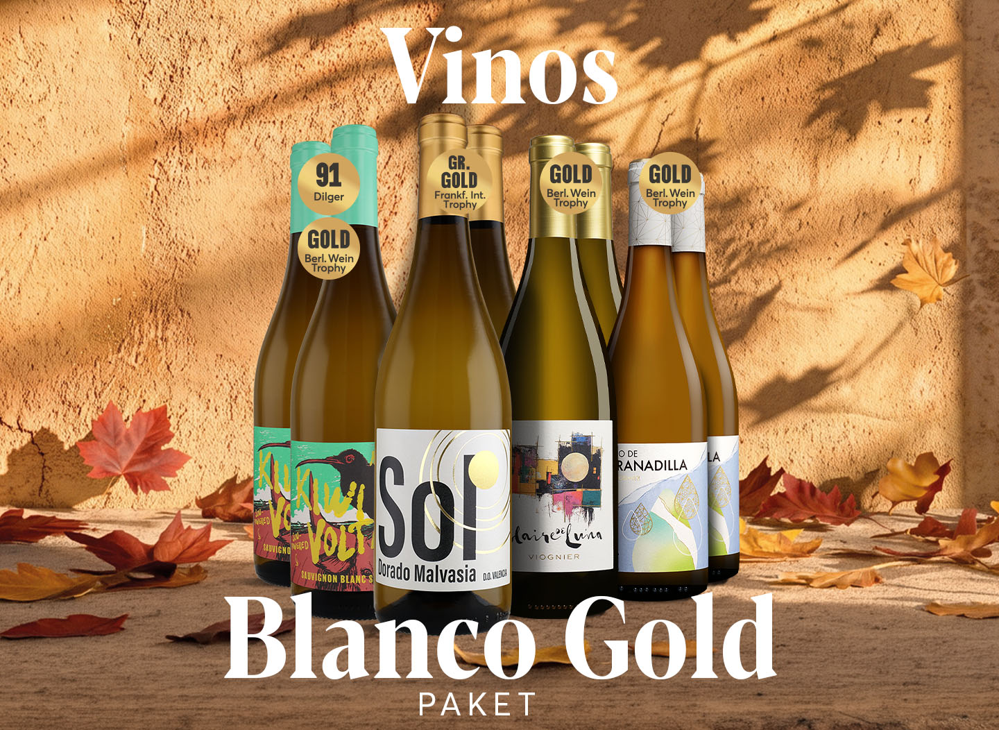 VINOS Blanco Gold Paket (4x2 Weißweine)