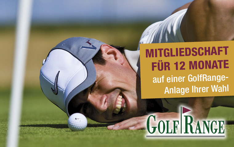 Offizielle Golf-Jahresmitgliedschaft auf einer GolfRange-Anlage nach Wahl im Raum München