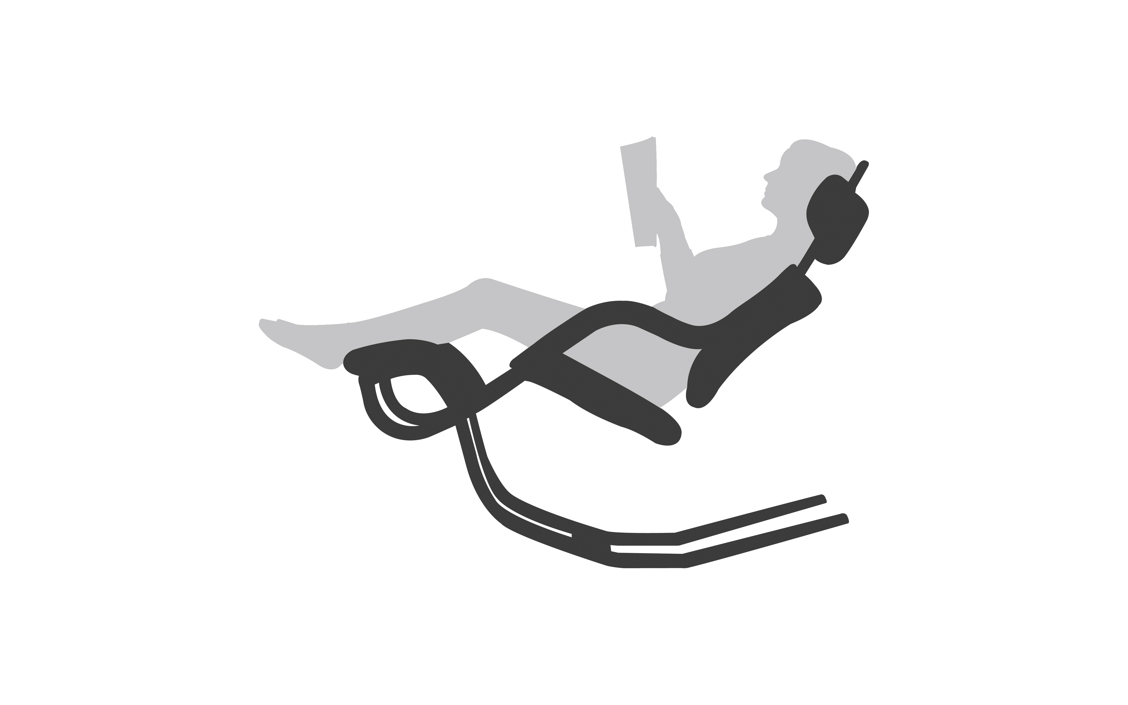 Muckenthaler`s Ergonomischer Entspannungsstuhl Gravity Leder schwarz