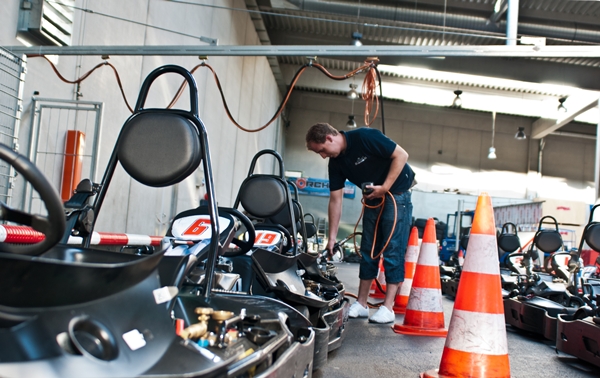 200-Euro-Gutschein für Kart fahren, Speisen und Getränke