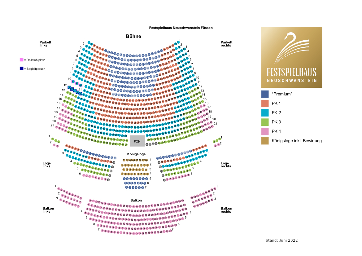 2 Tickets für ZEPPELIN - Das Musical - PK 1 - 5.7.2022 - 16 Uhr - Festspielhaus Füssen