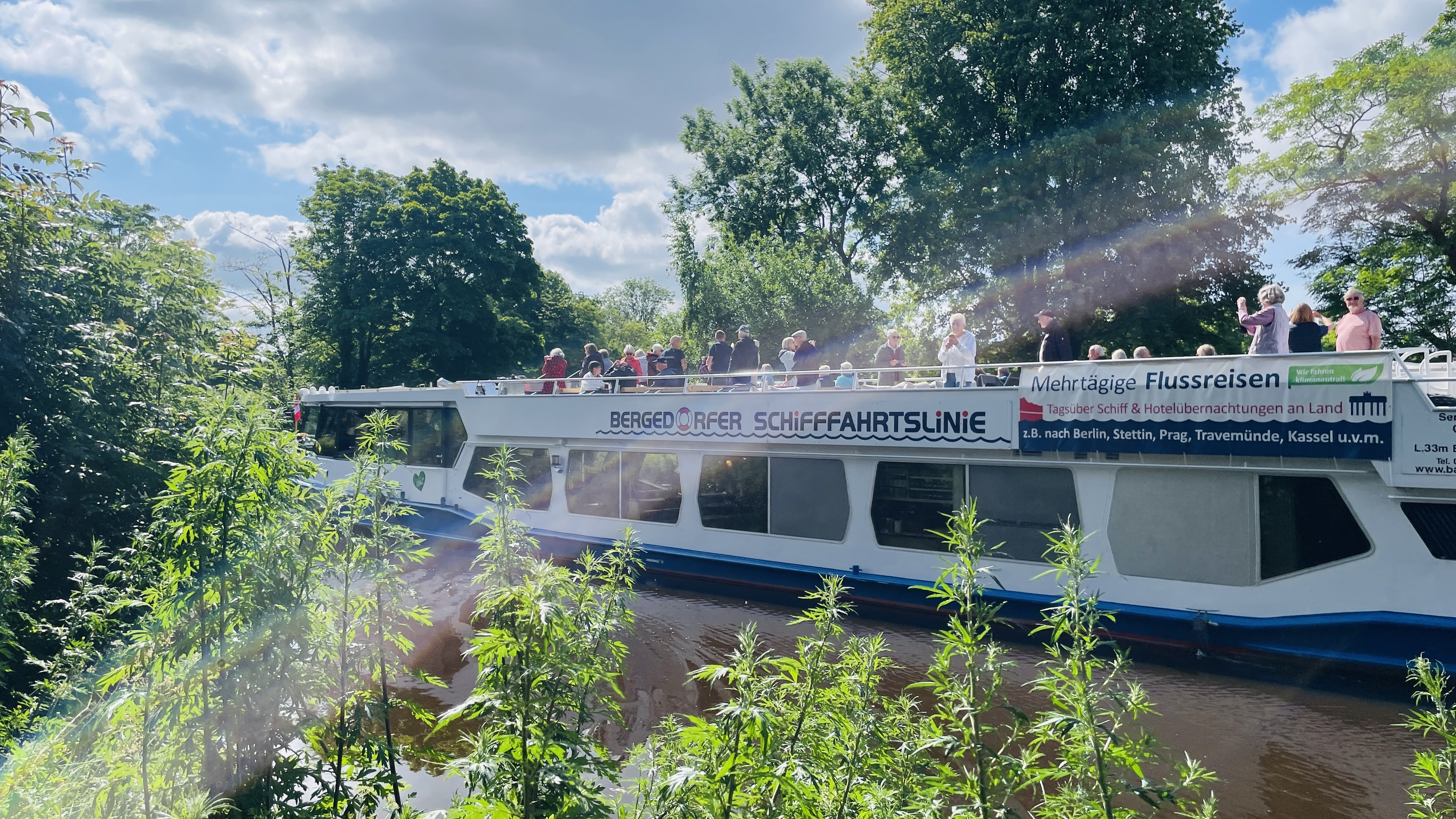 Flusskreuzfahrt Berlin - Hamburg im April für 2 Personen